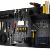 Pegboard Organizer Wall Control 4 ft. Metal Pegboard Standard Tool Storage Kit with Black Toolboard and Black Accessories 44 710t5tS FIL