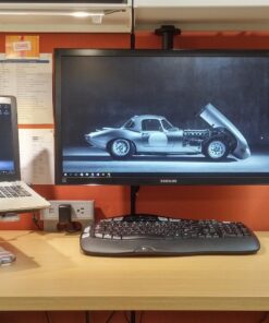 Griffin Elevator Laptop Stand - Ergonomic Computer Riser & Laptop Mount Made of Sturdy Brushed Aluminum - Supports Posture & Elevates Workspace with a Minimal Design, Space Grey Clear (2.5 Oz) Matte Space Grey/Clear Single 16 710t6XkfN8L