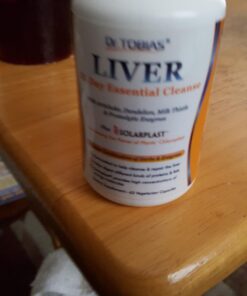 Dr. Tobias Liver 21 Day Cleanse, Herbal Liver Detox Cleanse with Solarplast, Artichoke Extract, Milk Thistle & Dandelion Extract, for Liver Cleanse & Detox, 63 Vegetable Capsules (3 Daily) (63 Count) 63 Count (Pack of 1) 26 710teuFR1JL