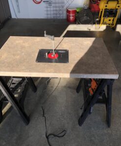 Kreg PRS5000 Precision Router Lift - Router Table Lift System - Durable Router Plate Insert - Router Table Plate Insert - For Quick, Accurate, Reliable & Repeatable Setups 32 710u7vdvRjL 1