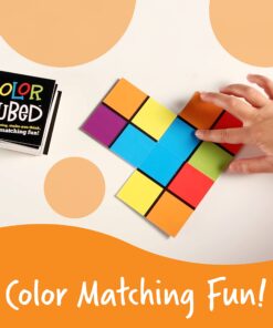Learning Resources Color Cubed Strategy Game, Brain Boosting Matching 2-6 Players, 40 Pieces, Ages 5+ 8 710uDS csHL