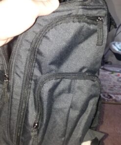 Mancro Diaper Bag Backpack, Multifunctional Dad Diaper Bag with 2 Side Insulated Pockets, Travel Water Resistant Baby Diaper Backpack for Men Women with Stroller Straps, Black 49 710uMKRu3gL