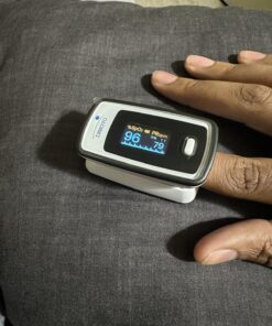 Innovo Deluxe iP900AP Fingertip Pulse Oximeter with Plethysmograph and Perfusion Index (Off-White with Black) 46 710uScm7yiL