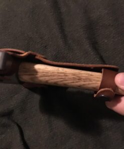 CRKT Woods Chogan Tomahawk Sheath: Full Grained Leather, Multiple Snaps, Belt Loops for Secure Carry of T-Hawk, for Use 2730 D2730 33 710vSJiUHdL