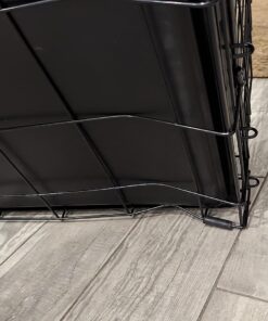 MidWest Homes for Pets Newly Enhanced Single Door iCrate Dog Crate, Includes Leak-Proof Pan, Floor Protecting Feet, Divider Panel & New Patented Features 54 710vx3sZfL 2