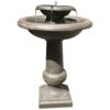 SmartSolar 24260RM1 Chatsworth 2-Tier Solar-On-Demand Fountain, Oiled Bronze Finish, with Patented Underwater Integral Solar Pump and Pump System