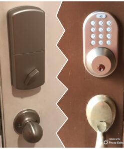 MiLocks DF-02SN Electronic Keyless Entry Touchpad Deadbolt Door Lock Satin Nickel 27 710w95jJRsL