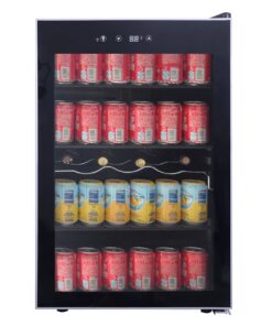 RCA RMIS1530 Freestanding Beverage Center Cooler Fridge Fits Wine, 110 can or 36 bottles, Black 10 710wMFFFNeL