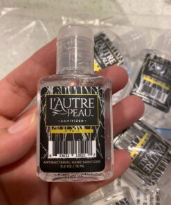 Antibacterial Travel Hand Sanitizer Gel with Aloe Vera by L’Autre PEAU - Liquid Instant Hand Cleaner - Citrus Scented Square Pocket Sanitizer - 6 Piece Pack - (0.5 oz.) 14 710wkweJW7L