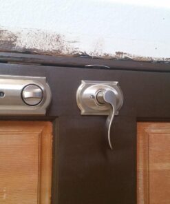 SCHLAGE Connect Camelot Touchscreen Deadbolt with Built-In Alarm and Handleset Grip with Accent Lever, Satin Nickel, FE469NX ACC 619 CAM RH, Works with Alexa Right Camelot 36 710xCu jeTL