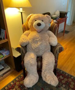 MorisMos Big Plush Giant Teddy Bear Premium Soft Stuffed Animals Light Brown,51 Inches 51 inches 31 710xndC9jaL