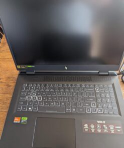 Acer Nitro 17 Gaming Laptop | AMD Ryzen 7 7840HS Octa-Core CPU | NVIDIA GeForce RTX 4060 Laptop GPU | 17.3" QHD 165Hz IPS Display | 1TB Gen 4 SSD | Wi-Fi 6E | RGB Backlit KB | AN17-41-R7G3, Black R7 7840HS / RTX4060 86 710xwrbDrWL