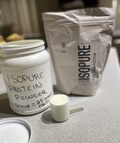 Isopure Unflavored Protein, Whey Isolate, 25g Protein, Zero Carb & Keto Friendly, 2 Ingredients, 16 Servings, 1 Pound (Packaging May Vary) 34 710yNcYJ7L