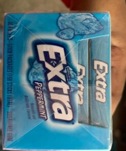Extra Gum Peppermint Chewing Gum, 15 Pieces (Pack of 10) 47 710yYGs8hHL