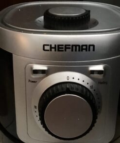 CHEFMAN Small, Compact Air Fryer Healthy Cooking, 2 Qt, Nonstick, User Friendly and Adjustable Temperature Control w/ 60 Minute Timer & Auto Shutoff, Dishwasher Safe Basket, BPA - Free, Black 2 Quart 48 710zUdk19L 2