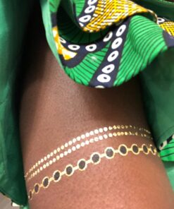 Terra Tattoos Gold Black Metallic Henna Temporary Tattoos Designs Elephants, Flowers, Stars & more! Waterproof Nontoxic Long Lasting Perfect for Beach, Festivals, & Parties (Gypsy) Gypsy 30 710zjgFuz1L