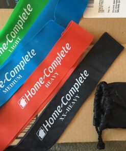 Resistance Band Exercise Loops - Set of 4 Elastic Workout Bands for Fitness, Muscle Toning, Stretching, and Physical Therapy by Home-Complete 33 710zmLlR9GL