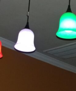 Kobra LED Color Changing Light Bulb with Remote Control (4-Pack) - 16 Different Color Choices Smooth, Fade, Flash or Strobe Mode - Smart Remote Lightbulb - RGB & Multi Colored 4 Count (Pack of 1) 19 711 LDH6u8L