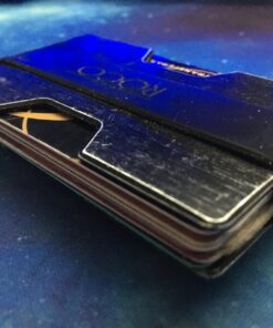 ROCO MINIMALIST Aluminum Slim Wallet RFID BLOCKING Money Clip - No.2 Black 44 71104IQVZQL