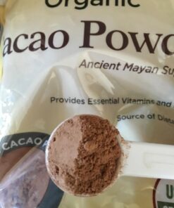 Viva Naturals Organic Cacao Powder, 1lb - Unsweetened Cacao Powder With Rich Dark Chocolate Flavor, Perfect for Baking & Smoothies, Non-GMO, Certified Vegan & Gluten-Free, 454 g 1 Pound (Pack of 1) 28 7110GHYYtLL