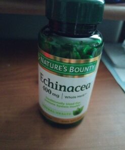 Nature's Bounty Echinacea, Herbal Supplement, Supports Immune Health, 400mg, 100 Capsules 16 7110Z UHdjL