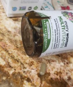 New Chapter Women's Multivitamin Advanced Formula for Stress, Bone, Immune, Beauty & Energy Support, Higher Levels of Whole-Food Fermented Essential Nutrients for Women + Iron + Vitamin D3, 120 Count 120 Count (Pack of 1) 26 71120tEmPL