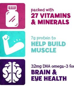 PediaSure Grow & Gain with Immune Support, Kids Protein Shake, 27 Vitamins and Minerals, 7g Protein, Helps Kids Catch Up On Growth, Non-GMO, Gluten-Free, Vanilla, 8 Fl Oz (Pack of 24) 8 Fl Oz (Pack of 24) 19 7112zfC6r3L