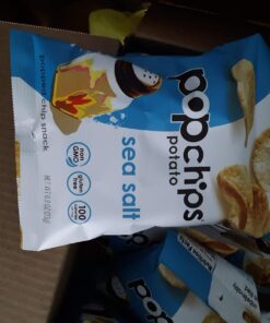 popchips Sea Salt & Vinegar Potato Chips Single Serve 0.8 oz Bags (Pack of 24) (F-AR-75500) 17 71135mkhsVL
