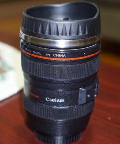 Caniam Camera Lens Coffee Cup, Travel Mug - Camera Eos 24-105Mm Model Stainless 400Ml Thermos 28 7113C9pxSuL