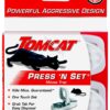 Tomcat Press 'N Set Mouse Trap, Plastic, Spring-Loaded Mouse Killer with Grab-Tab, 2 Traps Mouse Traps (2 Traps)
