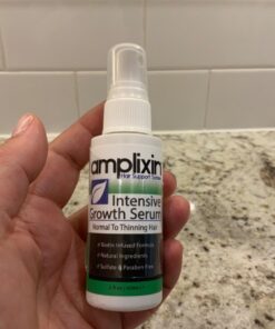 Intensive Biotin Hair Growth Serum - Spray - Hair Loss, Receding Hairline & Pattern Baldness Treatment For Women & Men With Thinning Hair - Dht Blocker - Sulfate-Free by Amplixin (2oz) Biotin Serum 39 7114HoJgQpL 3