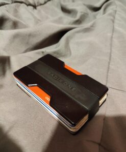 Radix One Slim Wallet - Minimalist Ultralight Polycarbonate Money Clip Black/Black 61 7114LSr9lRL