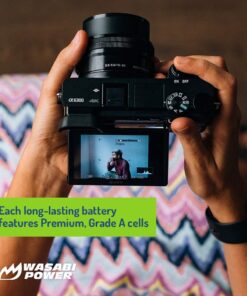 Wasabi Power Battery for Sony NP-FW50 (Compatible with ZV-E10, Alpha a7, a7 II, a7R, a7R II, a7S, a7S II, a5000, a5100, a6000, a6300, a6500, NEX-5T, Cyber-Shot DSC-RX10 III and More) 12 71156vRfpbL