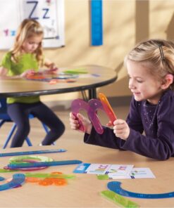 Learning Resources Letter Construction, Homeschool, School Activity Set, Play School, 60 Pieces, Ages 3+ 73 Pieces 35 71157Ilra7L