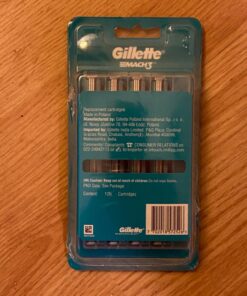 Gillette Mach3 Razor Refills for Men, 10 Razor Blade Refills Blue 10 Count (Pack of 1) 27 7115CNKC vL