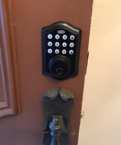 Honeywell Safes & Door Locks - 8712409 Electronic Entry Deadbolt with Keypad, Oil Rubbed Bronze, 2.9 x 2 x 6.2 inches 29 7115eNA8dwL 2