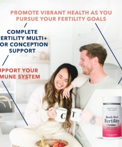 Ready Bird Women's Fertility Vitamins, Conception Supplement & Prenatal Multivitamin for Women, Methylfolate (Folic Acid), Whole Food Herbal Blend, Vegan, Includes Bonus Tips to Get Pregnant, 30 Ct 30 Count (Pack of 1) 22 7116CjQCq0L 1