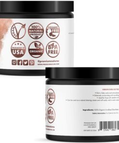 Premium Nature Organic Shea Butter - Pure & Raw Virgin Unrefined Body Butter - Dry Skin Care, Scar & Stretch Mark Cream, 16 oz 27 7116aByLEAL