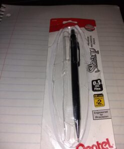 Pentel® Automatic Sharp™ Mechanical Pencils, 0.5 mm, Black, Pack Of 2 2 Count (Pack of 1) 0.5mm 45 7117SCw9B9L