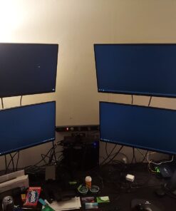 WALI TV Wall Mount Articulating LCD Monitor Full Motion 15 inch Extension Arm Tilt Swivel for Most 13 to 32 inch LED TV Flat Panel Screen with Mounting Holes up to 100x100mm (1330LM), Black 45 7117gNairAL