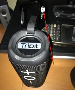 Tribit StormBox Bluetooth Speaker - 24W Portable , 360° Full Surround Sound, Enhanced Bass, Wireless Dual Pairing, IPX7 Waterproof, 20-Hour Playtime, 66ft Bluetooth Range Outdoor Speaker black 33 7118527z93L