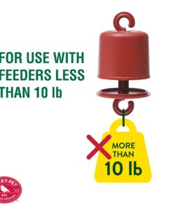 Perky-Pet 245L Ant Guard for Hummingbird & Oriole Feeders - Protects Nectar From Ants, Red, Pack of 1 21 7118esRclfL