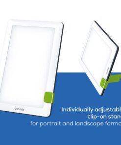 Beurer TL30 Portable Daylight Lamp- UV-Free 10,000 Lux LED Bright White Light Therapy for Home, Travel, & Office lighting TL30 - Daylight 16 7118zk4fLgL