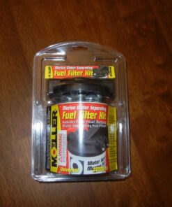 Moeller Water Separating Fuel Filter System (3/8" NPT, Cast Aluminum, Universal/Mercury/Yamaha) 11 7119bzx2 L