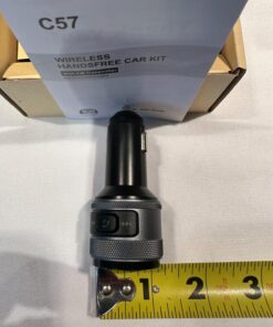 IMDEN Bluetooth 5.0 FM Transmitter for Car, 3.0 Wireless Bluetooth FM Radio Adapter Music Player FM Transmitter/Car Kit with Hands-Free Calling and 2 USB Ports Charger Support USB Drive 34 7119nsrpA8L