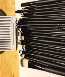 EmaxDesign 20 Pieces Makeup Brush Set Professional Face Eye Shadow Eyeliner Foundation Blush Lip Makeup Brushes Powder Liquid Cream Cosmetics Blending Brush Tool 62 7119x9yRw9L