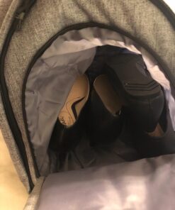 Convertible Garment Bag with Shoulder Strap, Modoker Carry on Garment Duffel Bag for Men Women - 2 in 1 Hanging Suitcase Suit Travel Bags (Grey) Ash Grey 67 711A6Er0p1L