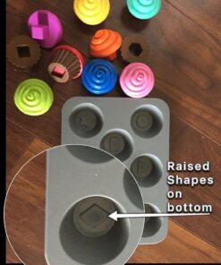 Learning Resources Smart Snacks Shape Sorting Cupcakes,17 Pieces, Ages 18 Months+, Fine Motor, Color & Shape Recognition Single 32 711AKbfnlvL