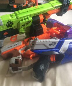 NERF N Strike Elite Strongarm Toy Blaster with Rotating Barrel (Amazon Exclusive) White 30 711Aj7ZcfsL