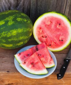 Alternative view of Organic Watermelon Seeds, APPR. 75, Crimson Sweet Watermelon, Heirloom Vegetable Seeds, Certified Organic, Non Hybrid, USA